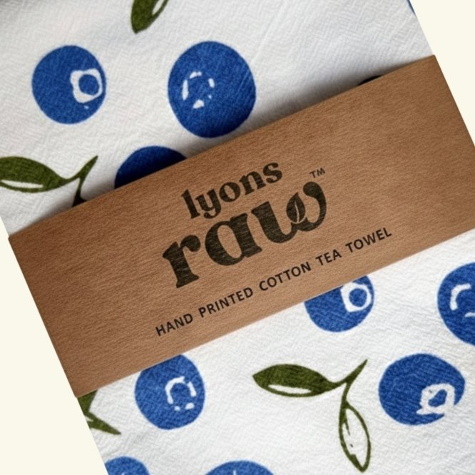 Tea Towel - Blueberry