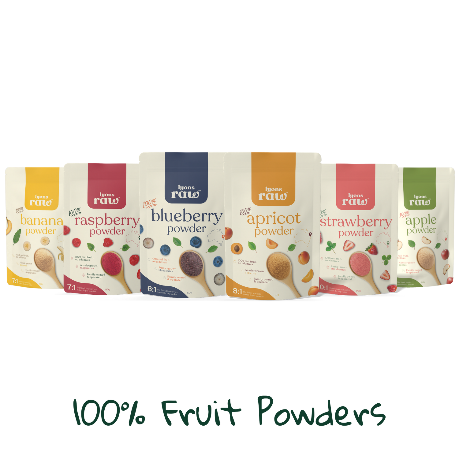 100% Fruit Powders