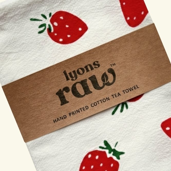 Tea Towel - Strawberry