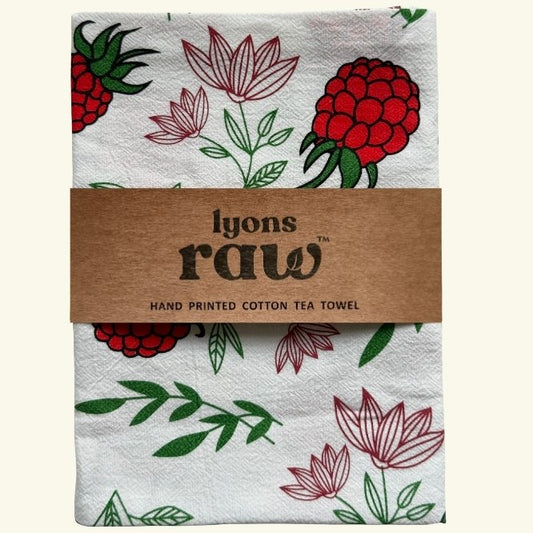 Tea Towel - Raspberry